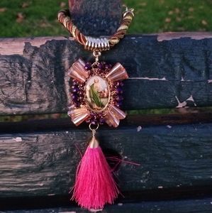 Religious pendent/protection/ bendicion de carro.